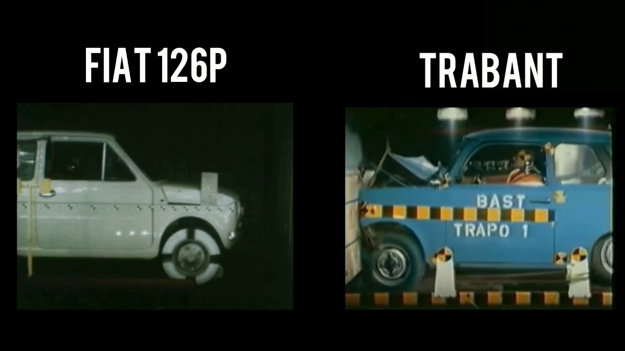 FIAT 126P VS TRABANT CRASH TEST