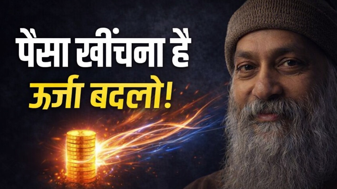 पैसा खींचना हैऊर्ज़ा बदलो ! | Osho Hindi Motivation | #hindimotivation