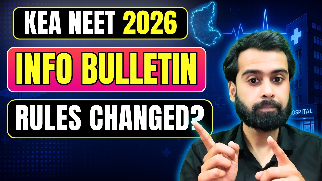 KEA NEET 2026 Information Bulletin | Latest Rules & Updates for MBBS Counselling