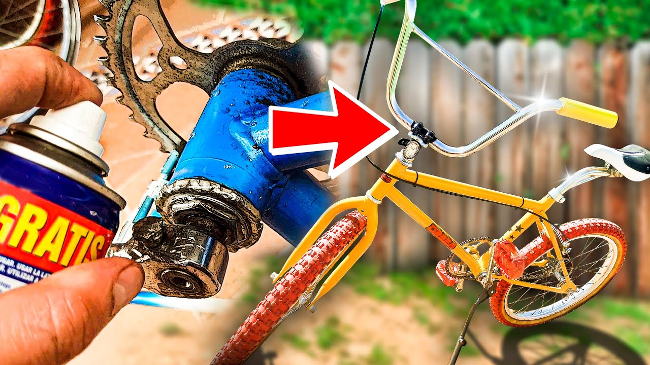 Trucos | Restaurar bicicleta antigua oxidada 🚲 [Arreglar bmx por poco dinero]