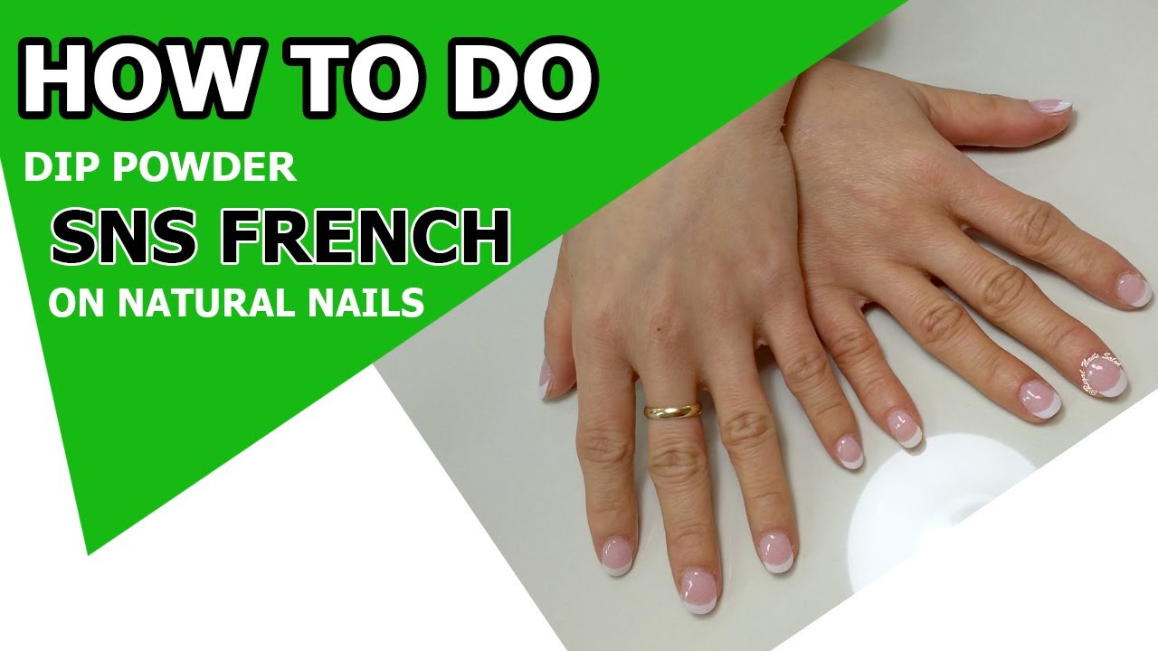 SNS French on Natural Nails ♥ SNS Nails - Dipping Powder ♥ Regal Nails Salon