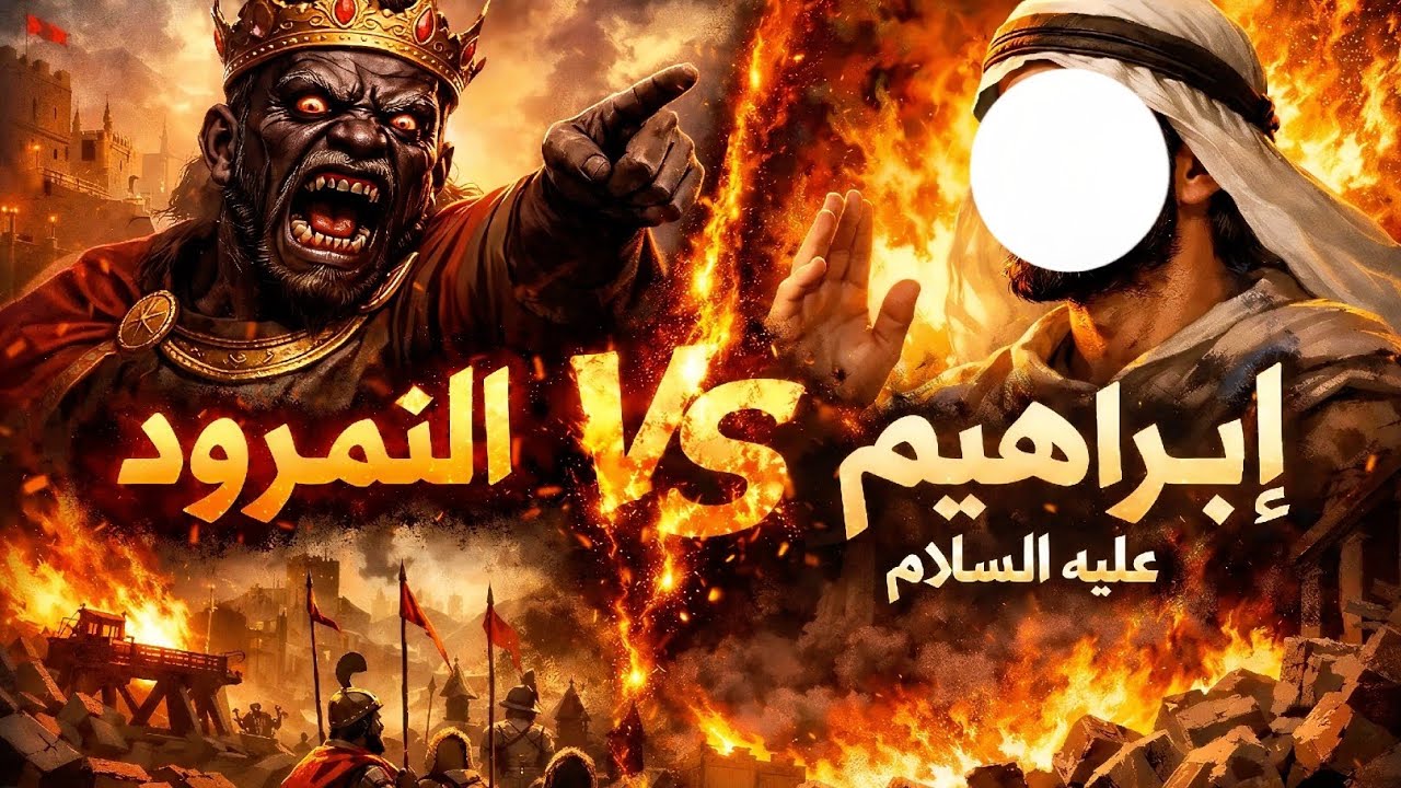حين امر الله النار ان تكون بردا وسلاما /قصة ابراهيم 