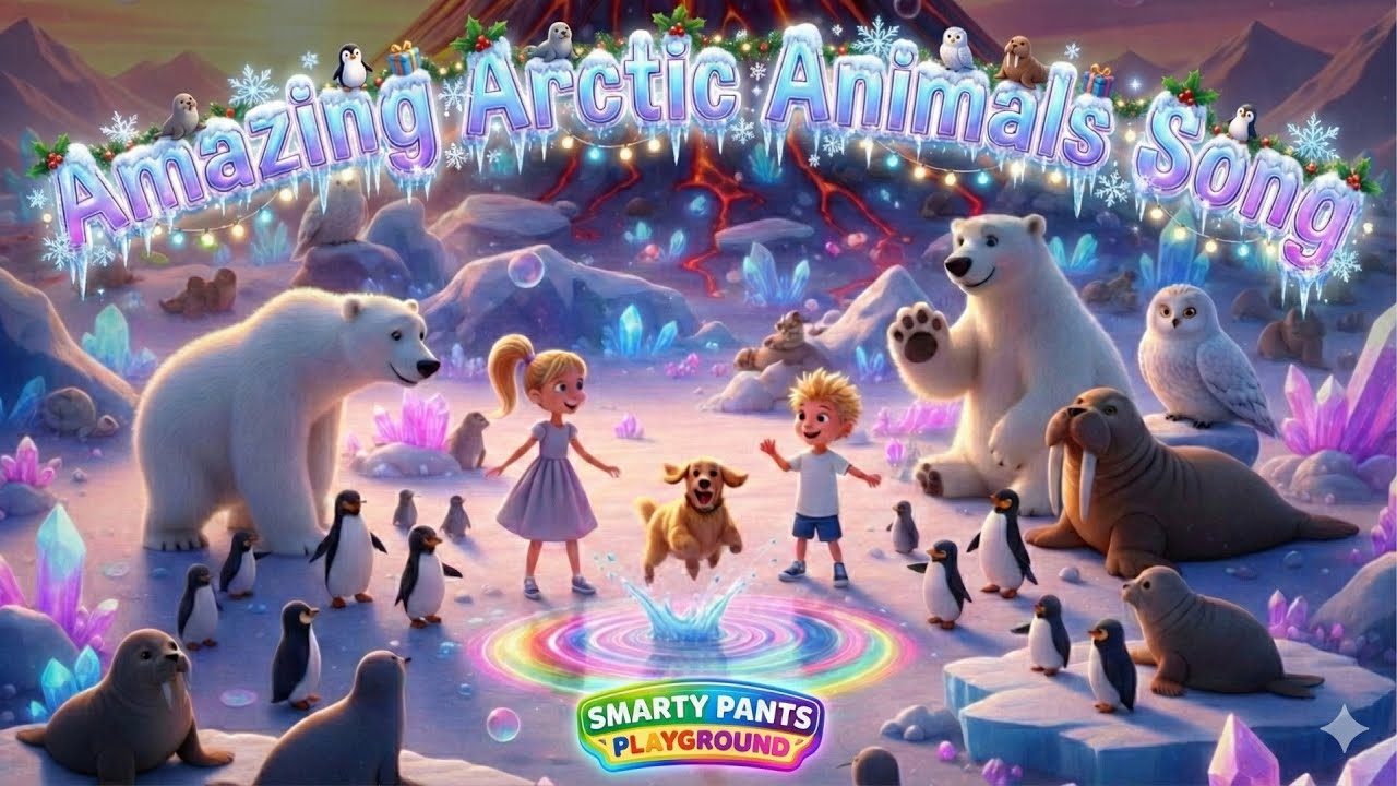 Amazing Arctic Animals Song | Kids Fun Learning Song | Preschool ESL Kindergarten English