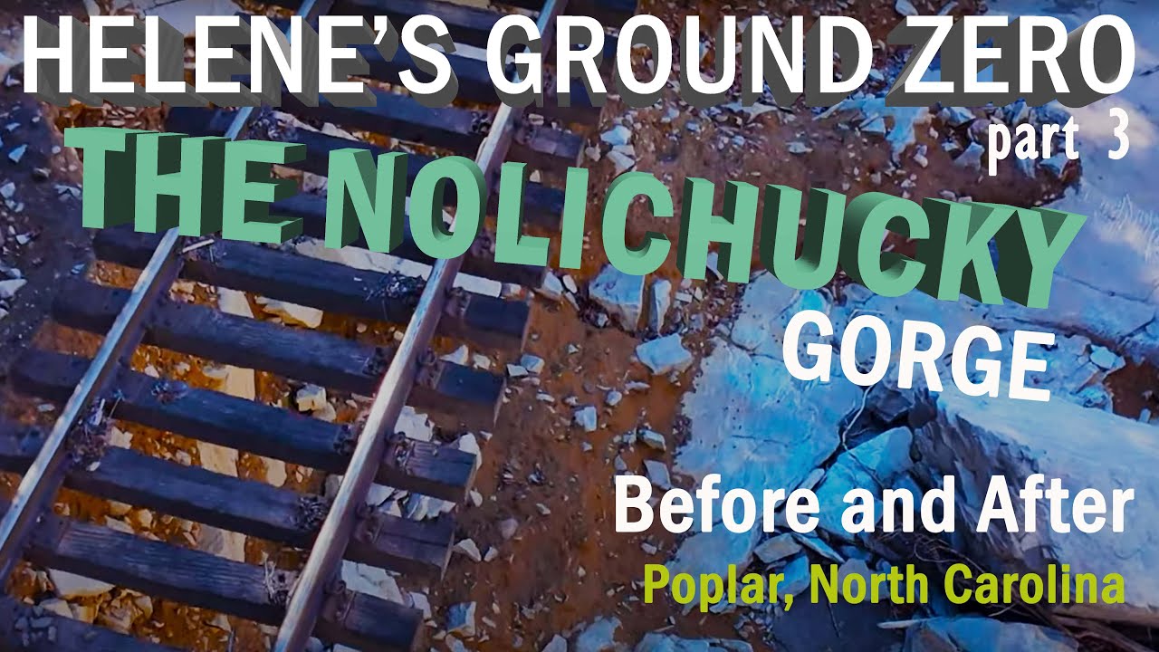 Geological Transformation in the Nolichucky Gorge  ~  Before and After Helene