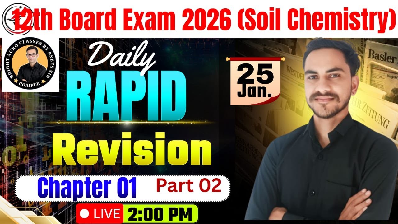 Class 12 Agriculture (Soil Chemistry) PART 02