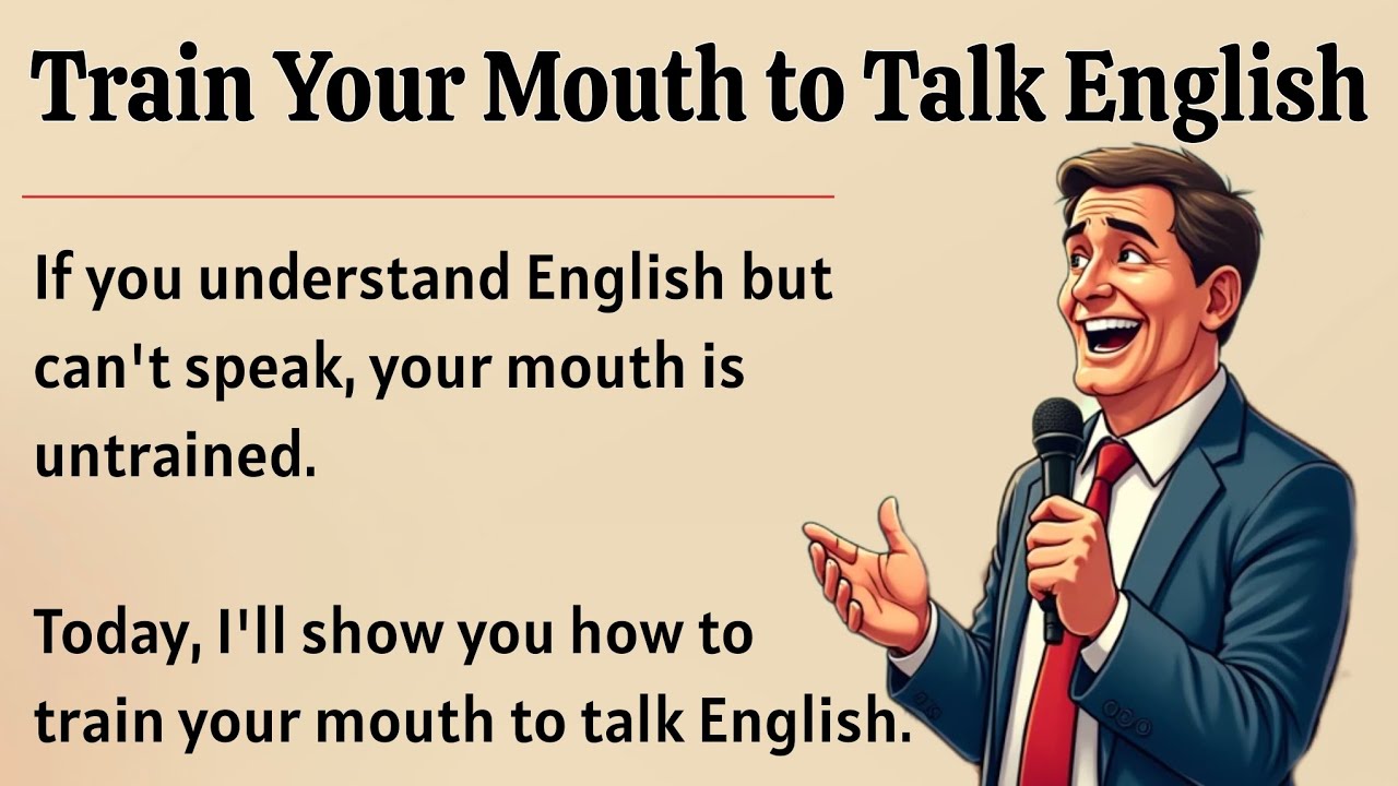 Train Your Mouth to Talk English || Graded Reader || Speak English Fluently 