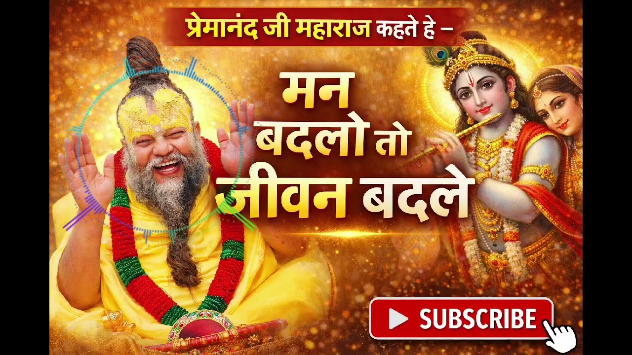 Premanand Ji Maharaj Bhajan | मन बदलो तो जीवन बदले | Radhe Radhe Krishna Bhajan | @BhaktiMarg-k8j 