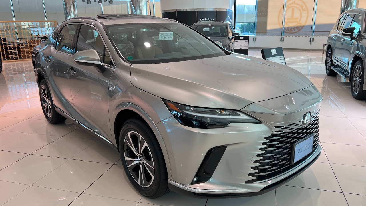 لكزس RX350 2024 وارد الساير محرك 2.4L تيربو جلد تان دفع رباعي