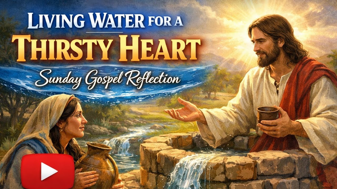 Living Water for a Thirsty Heart | Sunday Gospel Reflection (John 4:5–42) | March 8, 2026