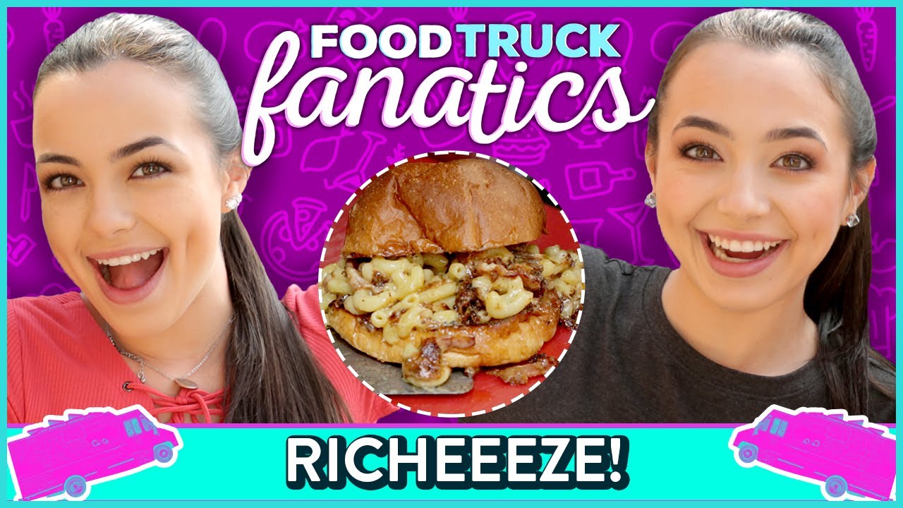 MACARONI GRILLED CHEESE CHALLENGE?! Food Truck Fanatics w/ Merrell Twins