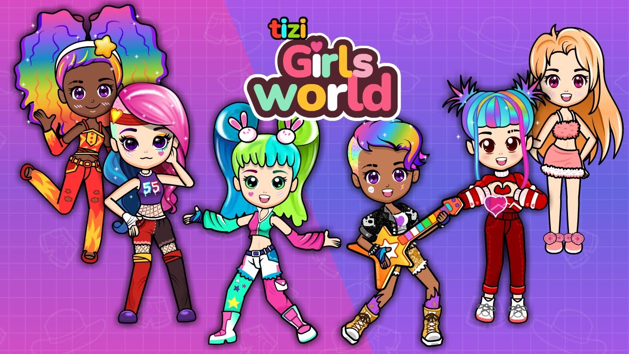 Discover Mega World in Tizi Girls World - Avatar Life l Tizi Town Fun Doll Pretend Play Kids Games