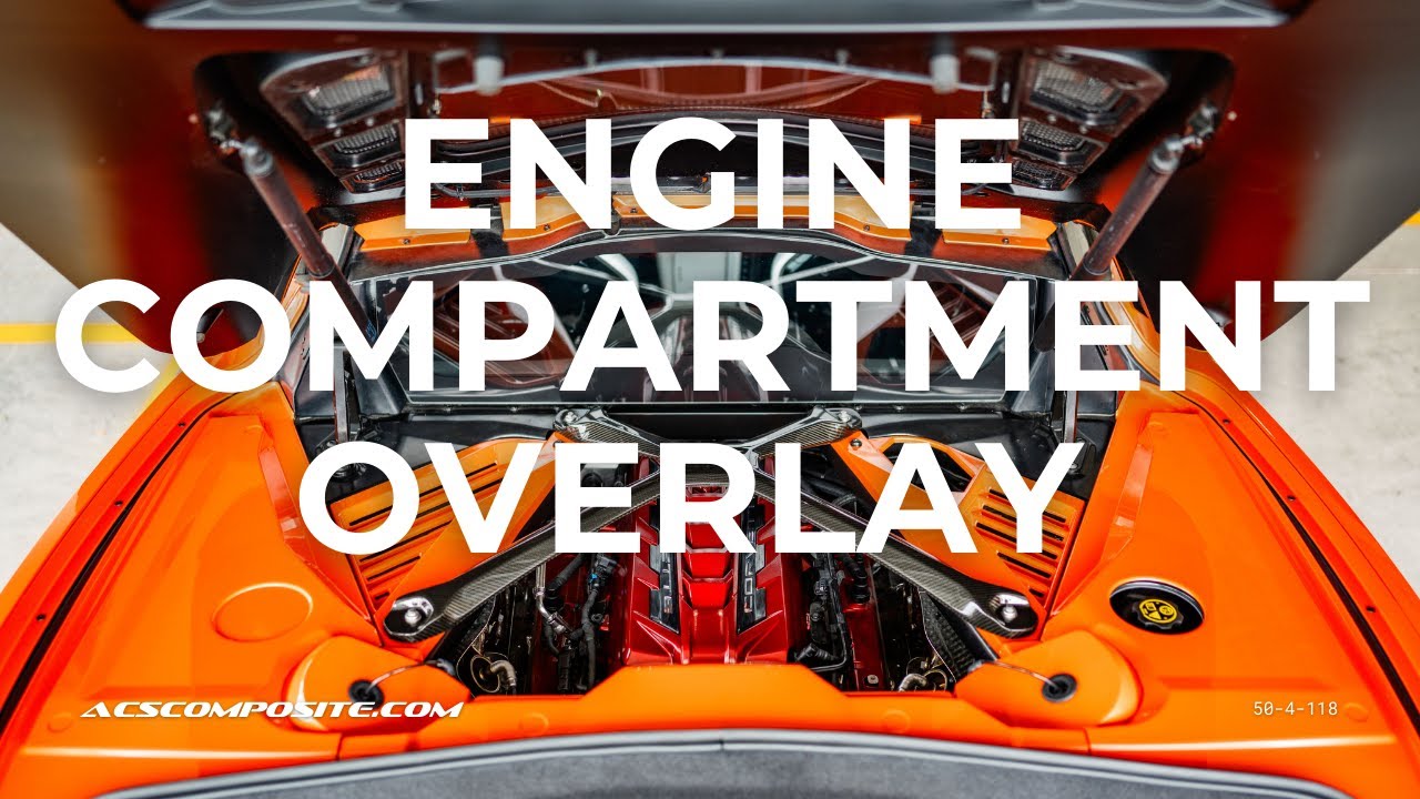 C8 Corvette Coupe Engine Compartment Overlay | 50-4-118 | ACS Composite
