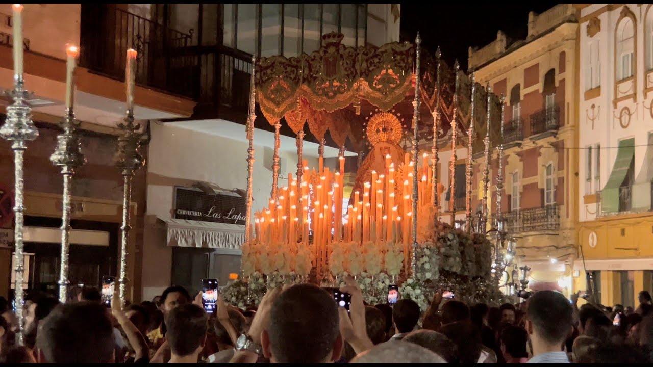 4K HDR / Ntra. Sra. de las Mercedes (Santa Genoveva) Aniversario Coronación (ida), Sevilla