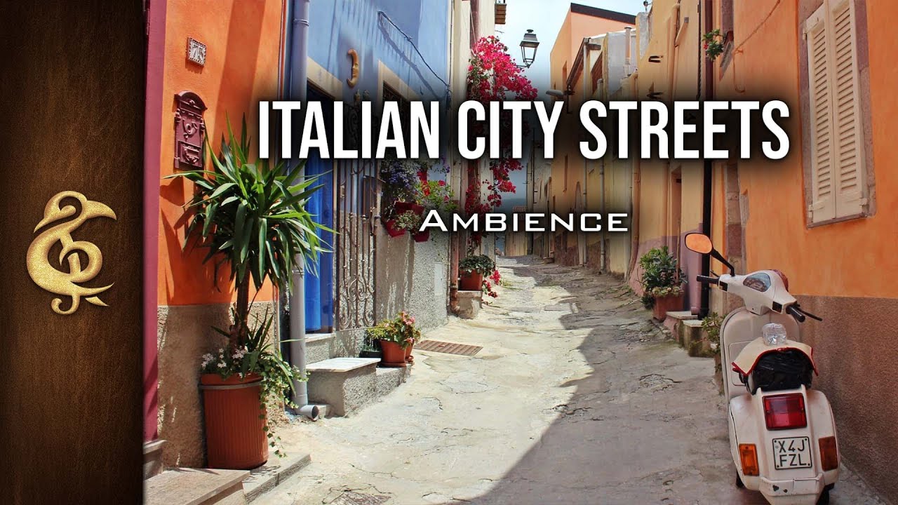 Italian City Streets | Modern Ambience | 3 Hours
