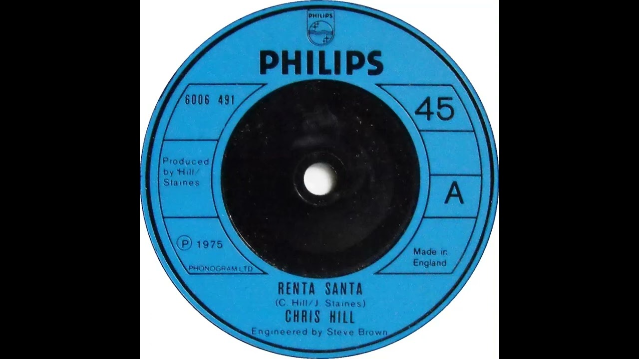 UK New Entry 1975 (305) Chris Hill - Renta Santa