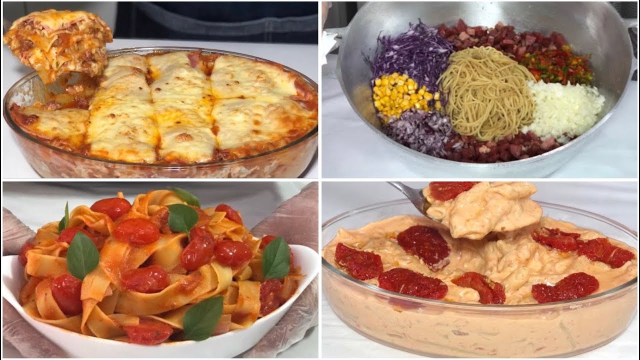 04 RECEITAS DE MASSAS MAIS FAMOSAS DO CANAL