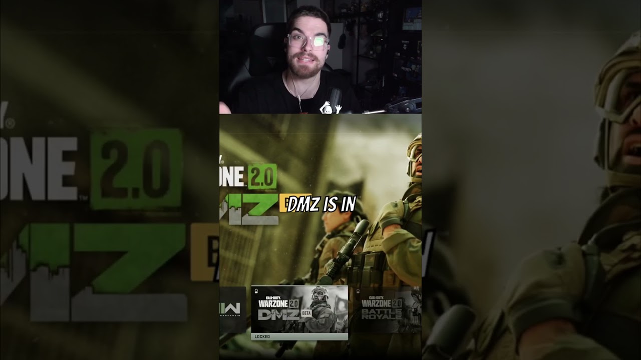 DMZ IS *SEPERATE* TO WARZONE 2!  ☢ #MW2 #WARZONE2NEWS #mw2news #gaming #streamer #streaming #shorts