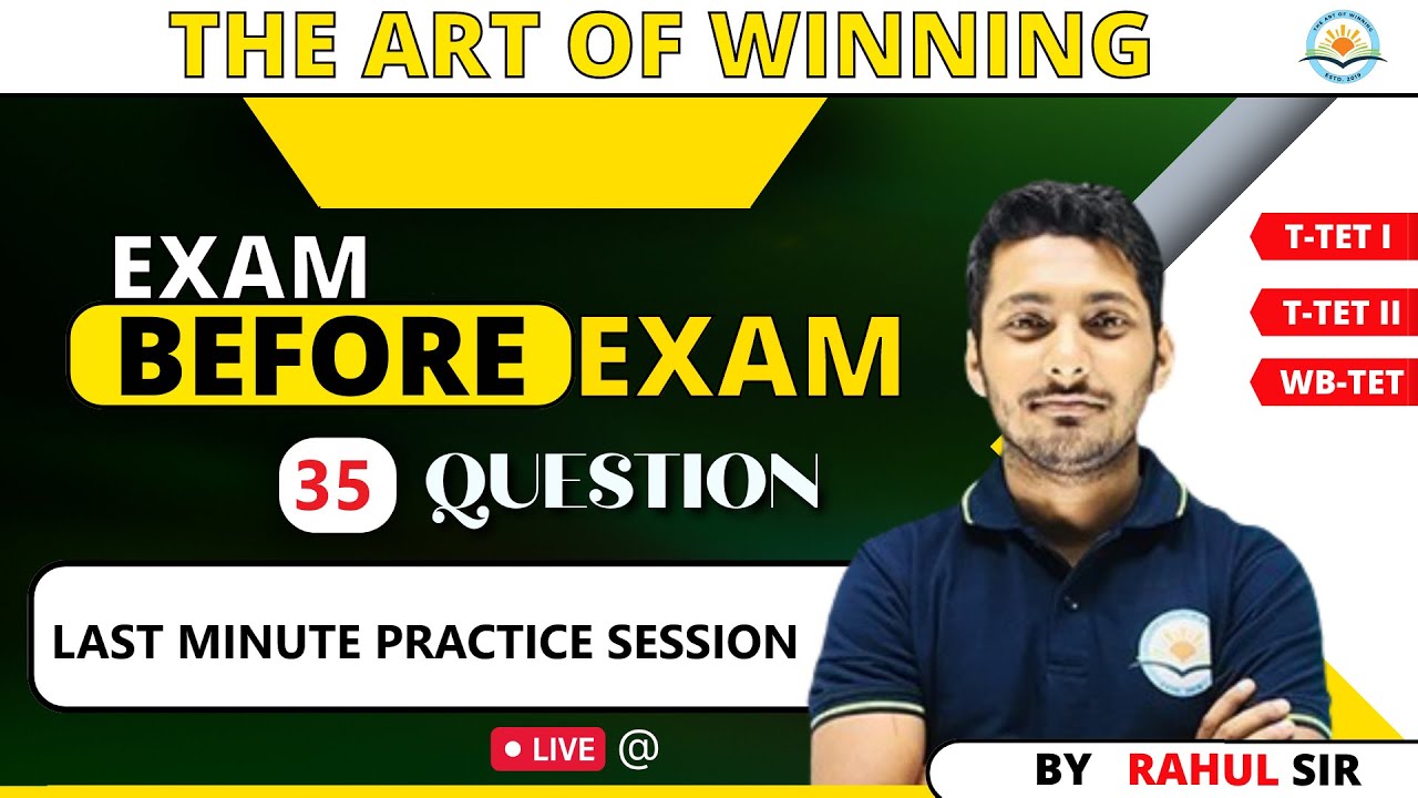 ENGLISH II LAST MINUTE PRACTICE SESSION II T-TET 1 & 2 II