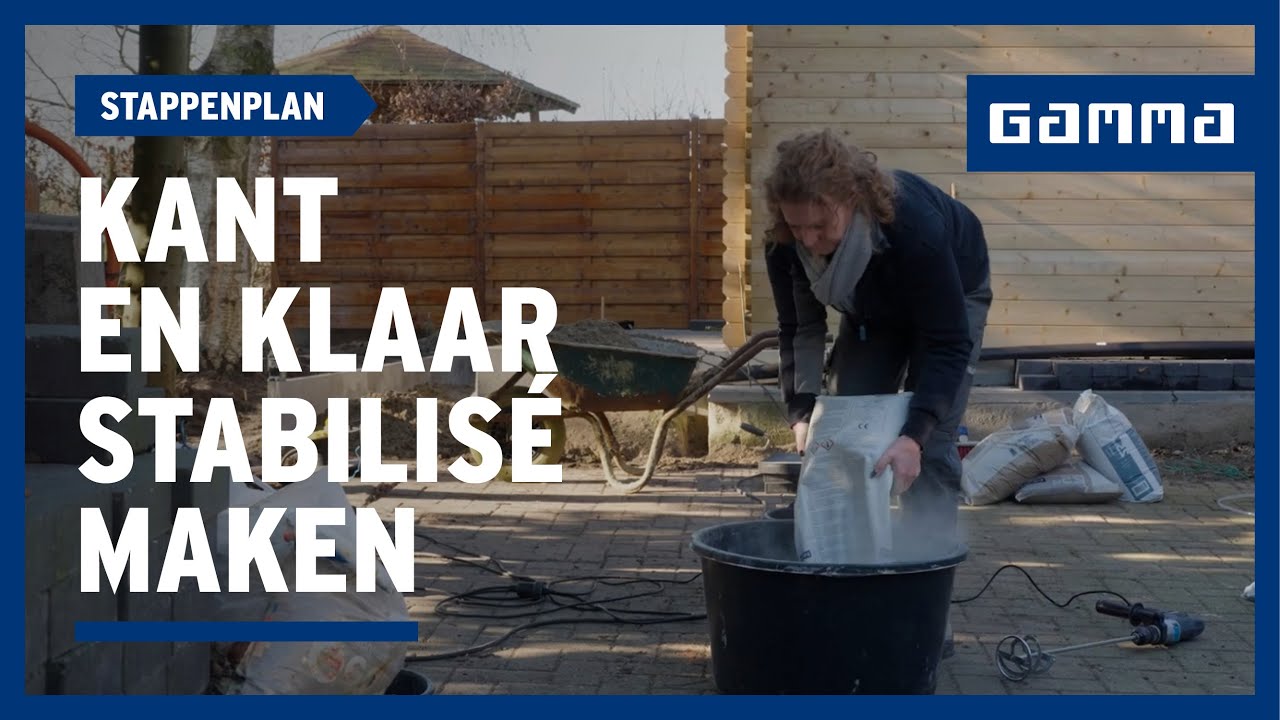 Kant en klaar stabilis&eacute; maken in 4 stappen  | GAMMA Belgi&euml;