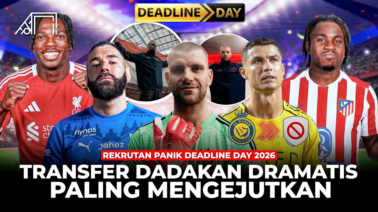 Drama Menit Akhir Penutupan Bursa Semua Pemain Bintang Eropa Tiba-tiba Panik Pindah! Deadline Day