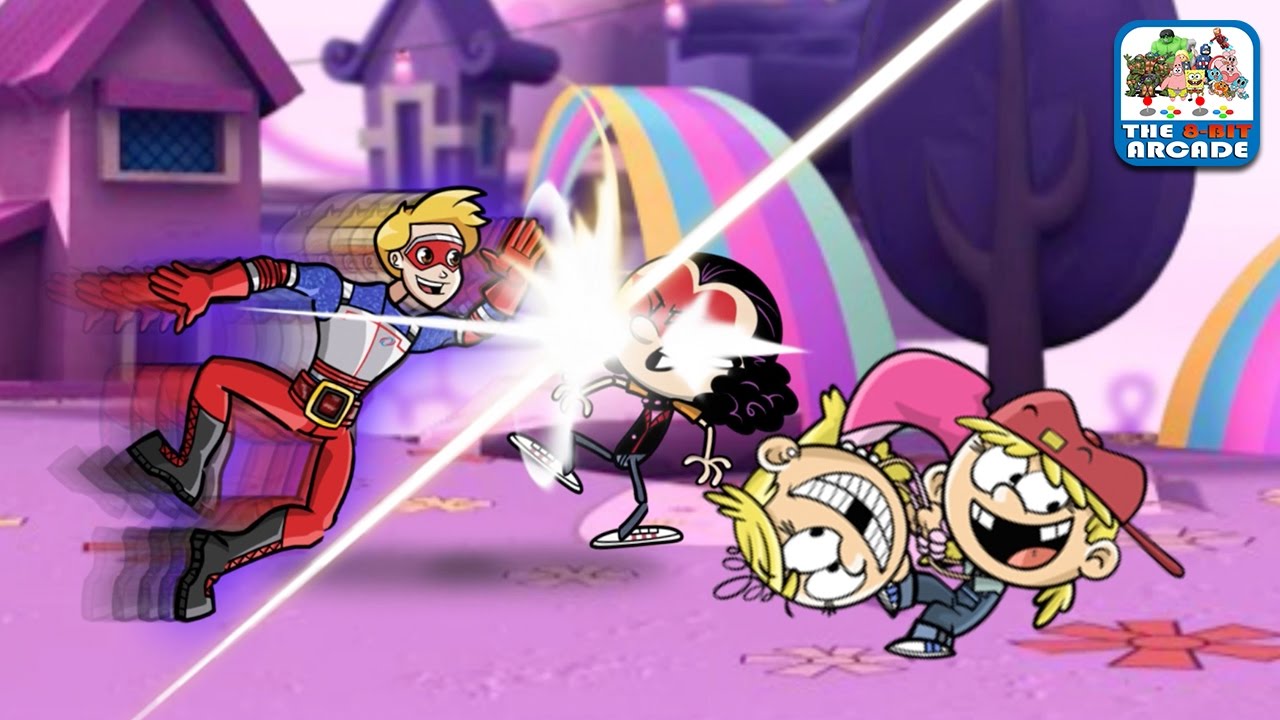 Super Brawl World - Kid Danger Takes on the Loud House Kids (Nickelodeon Games)