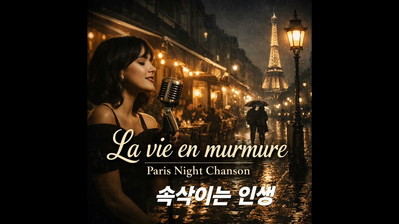 🎵La vie en murmure | Paris Night Chanson 🌙 감성 프랑스 노래