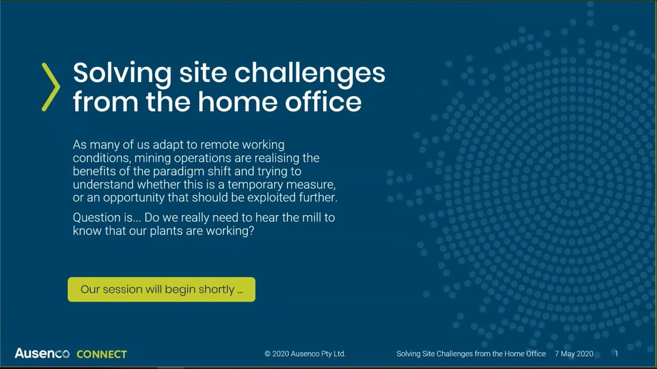 Solving site challenges from the home office