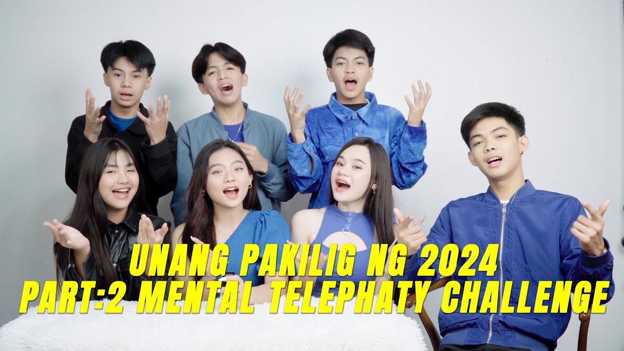 VLOG NO.56 UNANG PAKILIG NG 2024PART:2 MENTAL TELEPHATY CHALLENGE