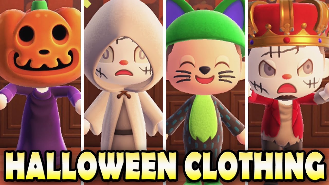 👻 ALL 80+ HALLOWEEN CLOTHING ITEMS & How To Get Them In Animal Crossing New Horizons!