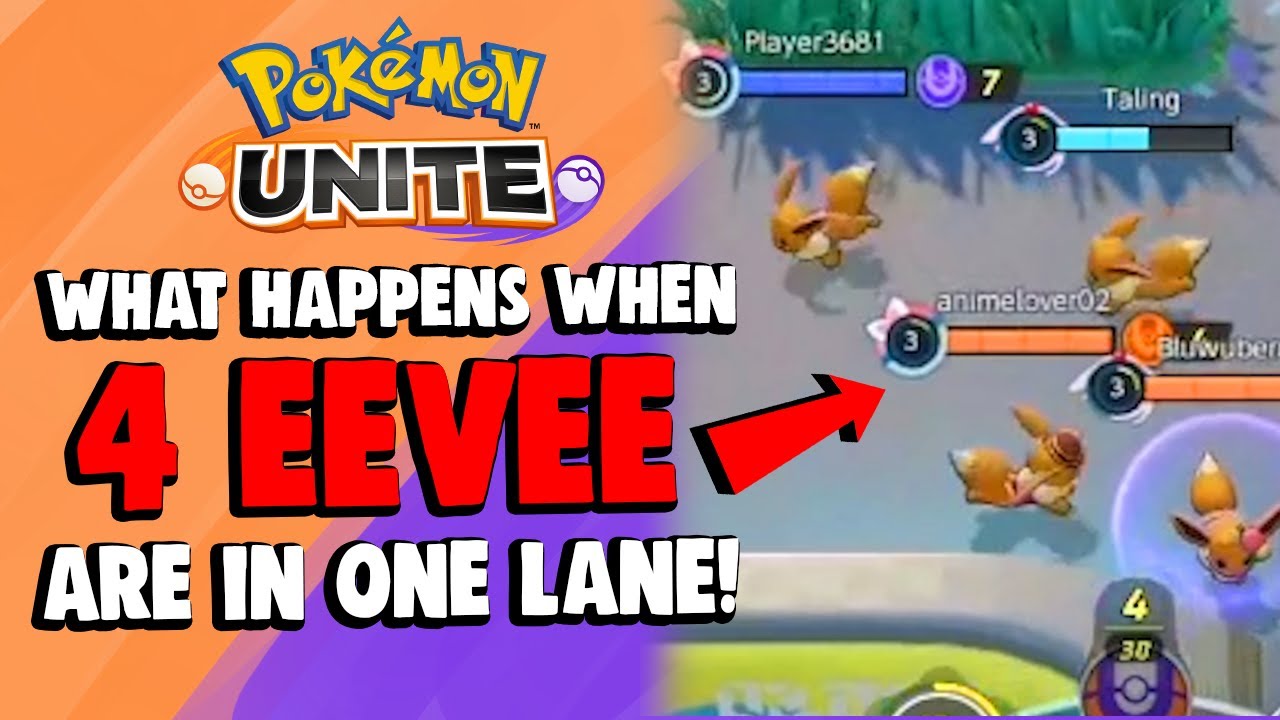 Вот что происходит, когда 4 EEVEE на ОДНОЙ полосе! (Я НЕ МОГУ ЭТОГО ВЫНЕСТИ!)