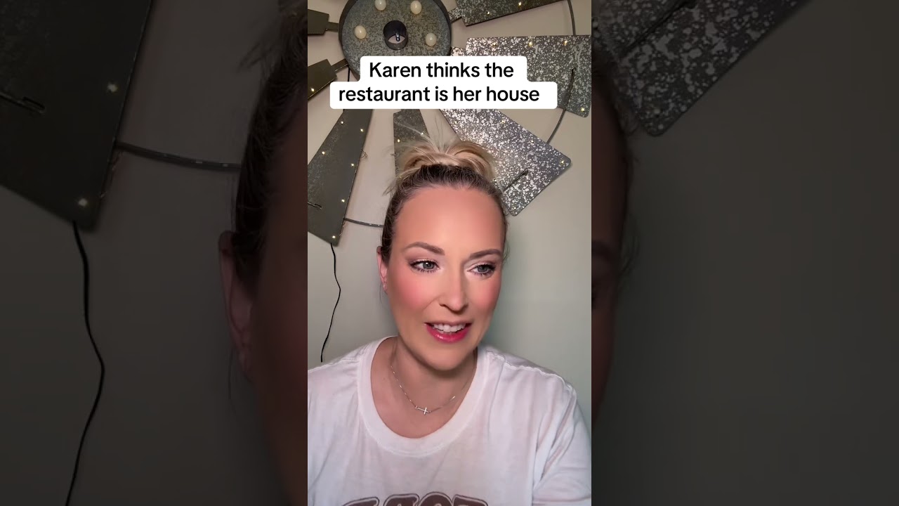 When Karen thinks the restaurant is her house 🙄#restaurantmanager #storytime #karen #restaurant