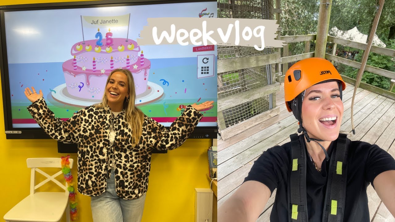 De leukste (juffen) weekvlog van dit jaar! 😍 De musical en afscheid nemen... 🥹 WEEKVLOG | Janette