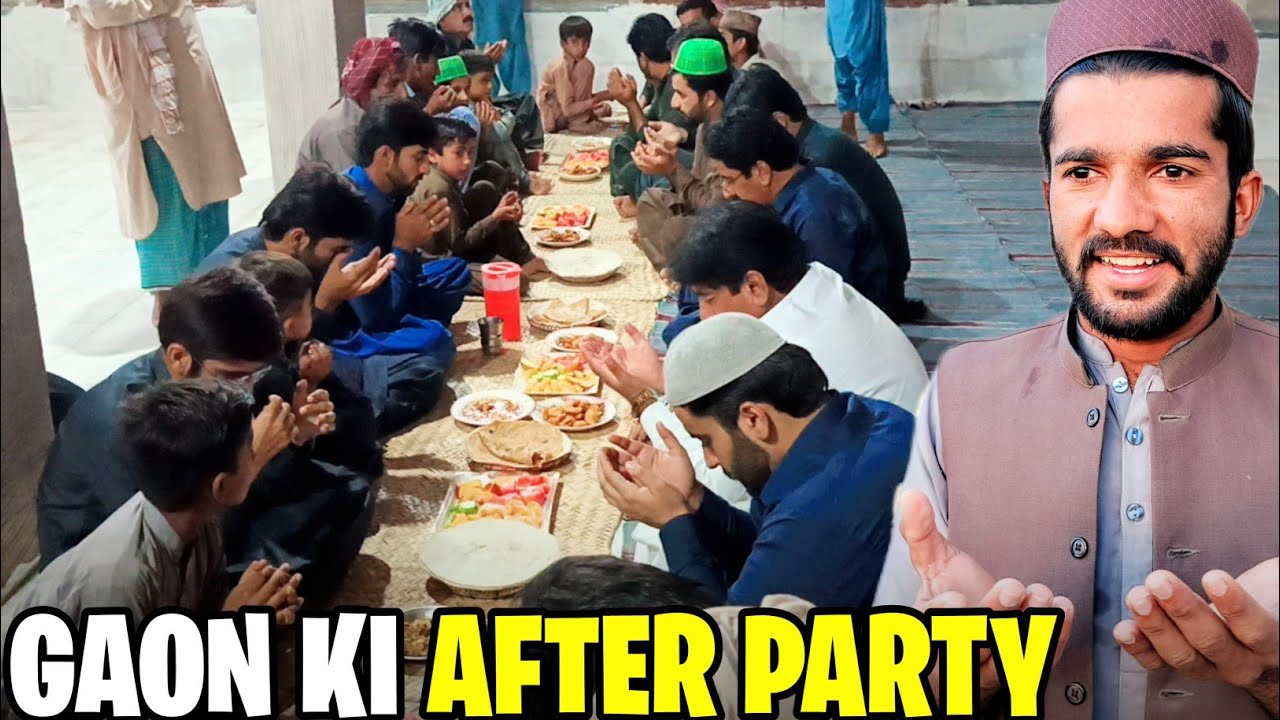 Gaon Ki Bari Aftar Party 🥰 | Traditional 29 Roza  | Ali's Moments