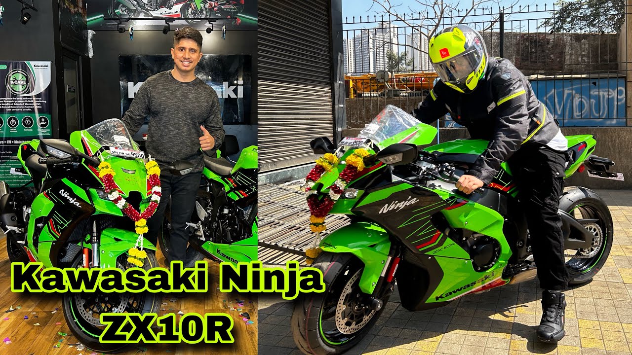 Kawasaki NinjaZX10R | New Bike Delivery | New Super Bike | Ninja ZX10R 1000cc sport Category Bike🔥
