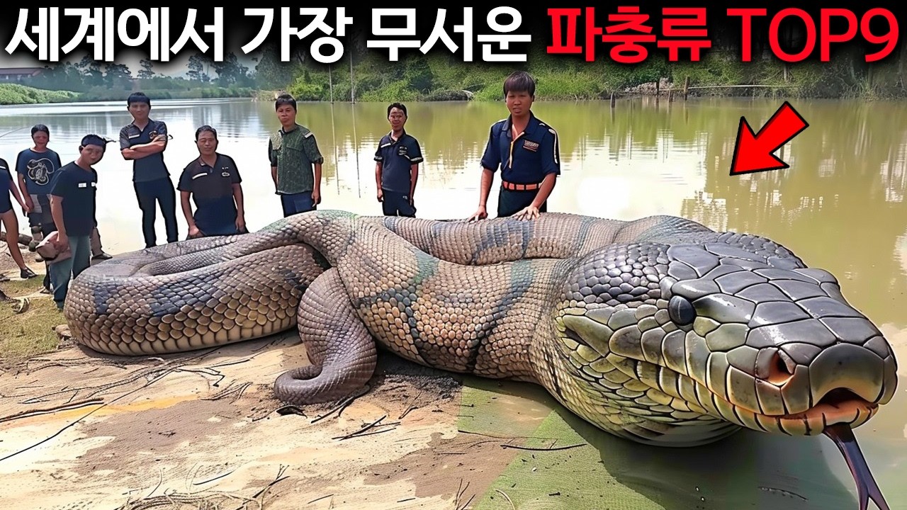 이 영상을 보는 99%가 절대 만나고 싶지 않을 파충류 TOP9