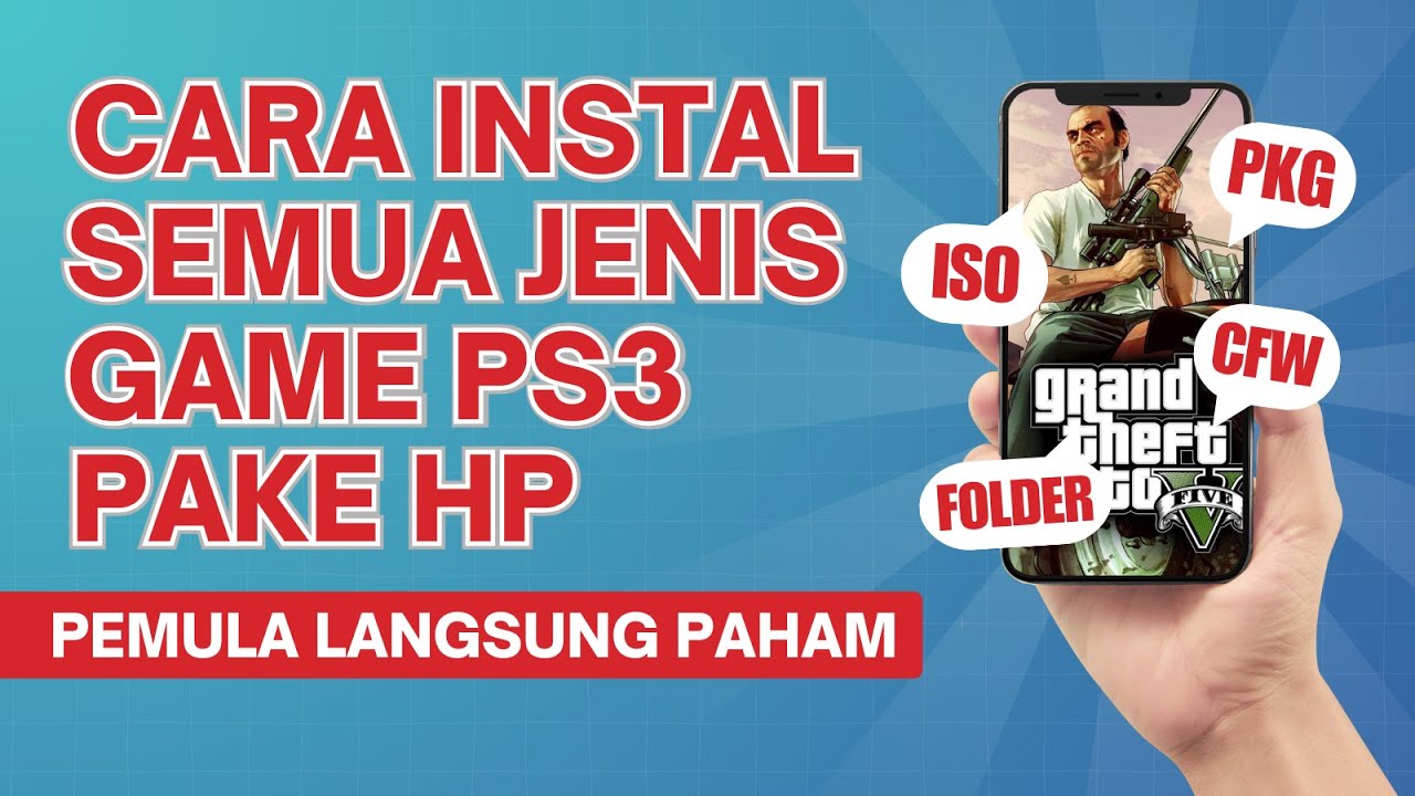 MUDAH BANGET‼️ Install Semua JENIS GAME PS3 Cuma PAKE HP ANDROID ‼️