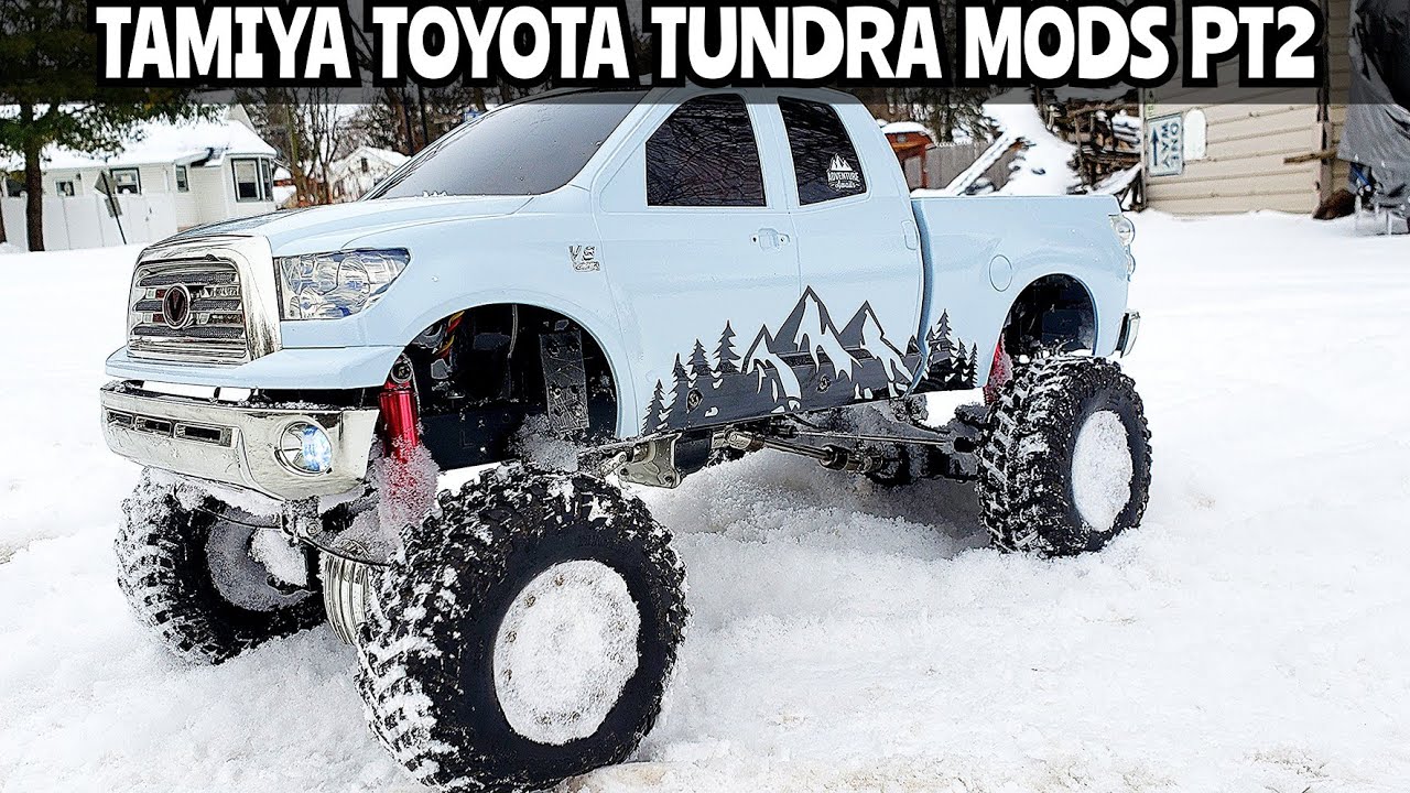 Tamiya Toyota Tundra High Lift mods pt2