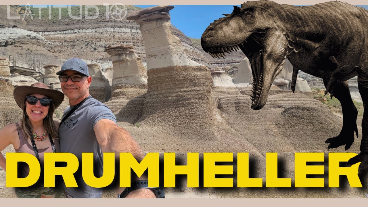 Canada Jurasico: Minas, Cañones y Dinosaurios Gigantes ! DRUMHELLER