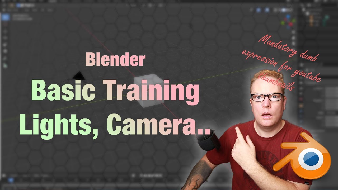 [Blender] Beginner training #5 Lights, camera...