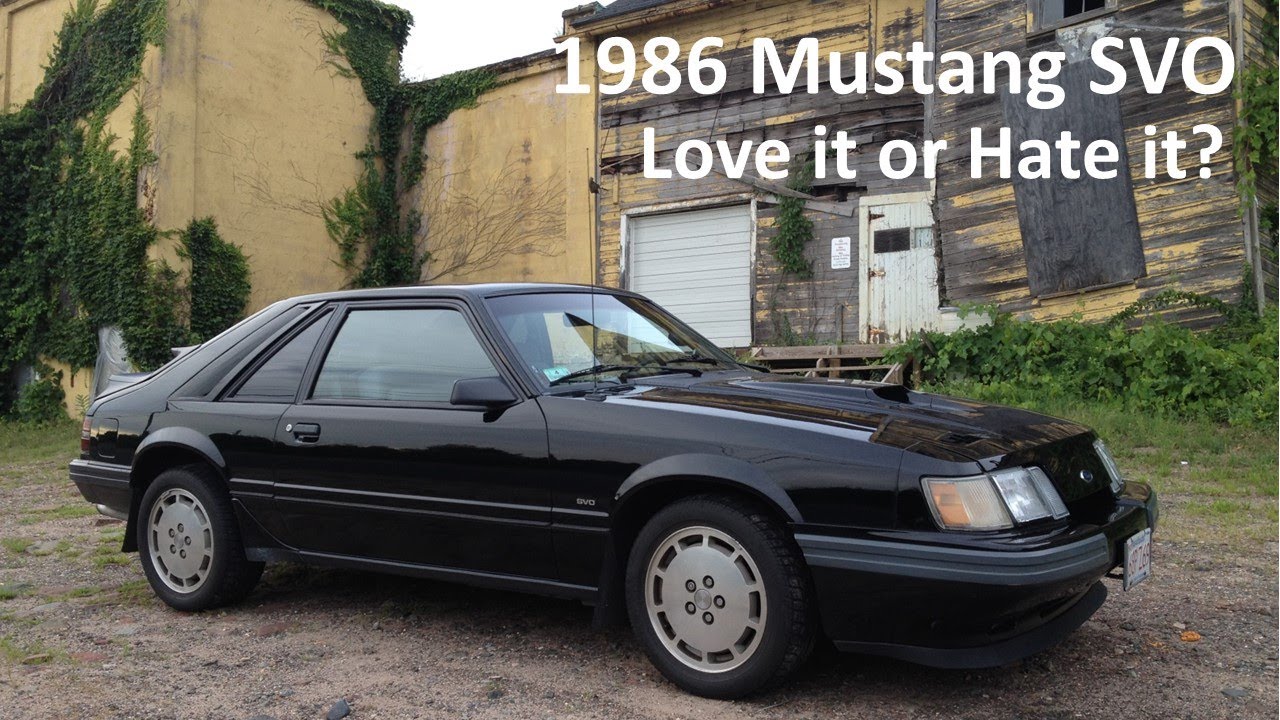 1986 Mustang SVO Overview