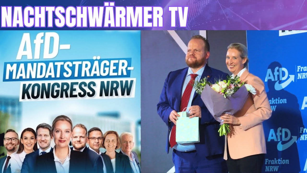 AfD Mandatsträger Kongress NRW mit Dr. Alice Weidel