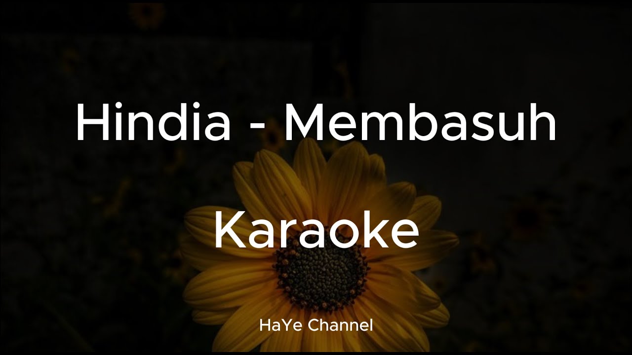 Hindia - Membasuh (Karaoke)