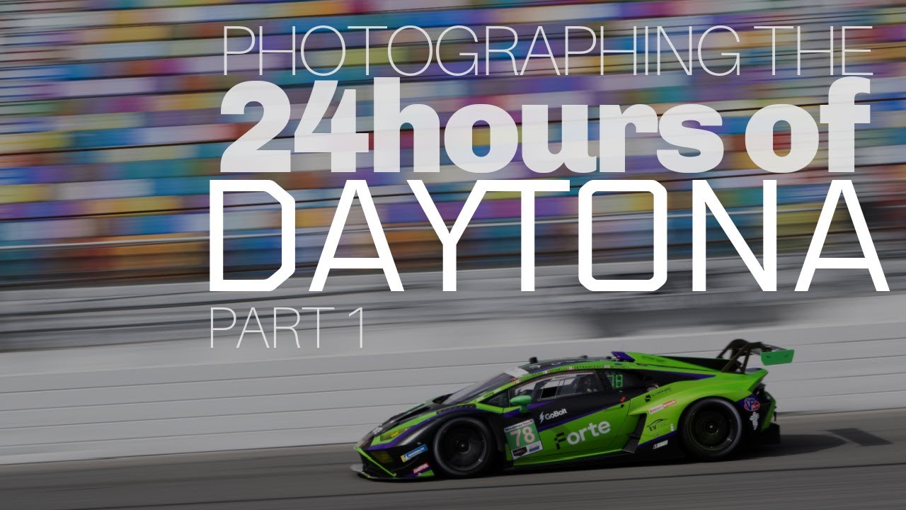 Car photography with a Professional Motorsport Photographer in Daytona for ROLEX24 race week