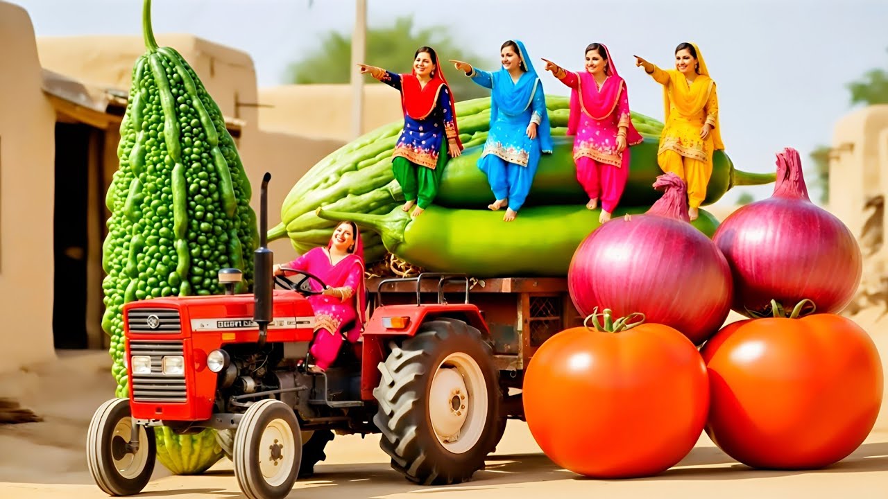 Giant Bharva Karela Cooking 😋 Village Food Secret | New Food Recipes 2025