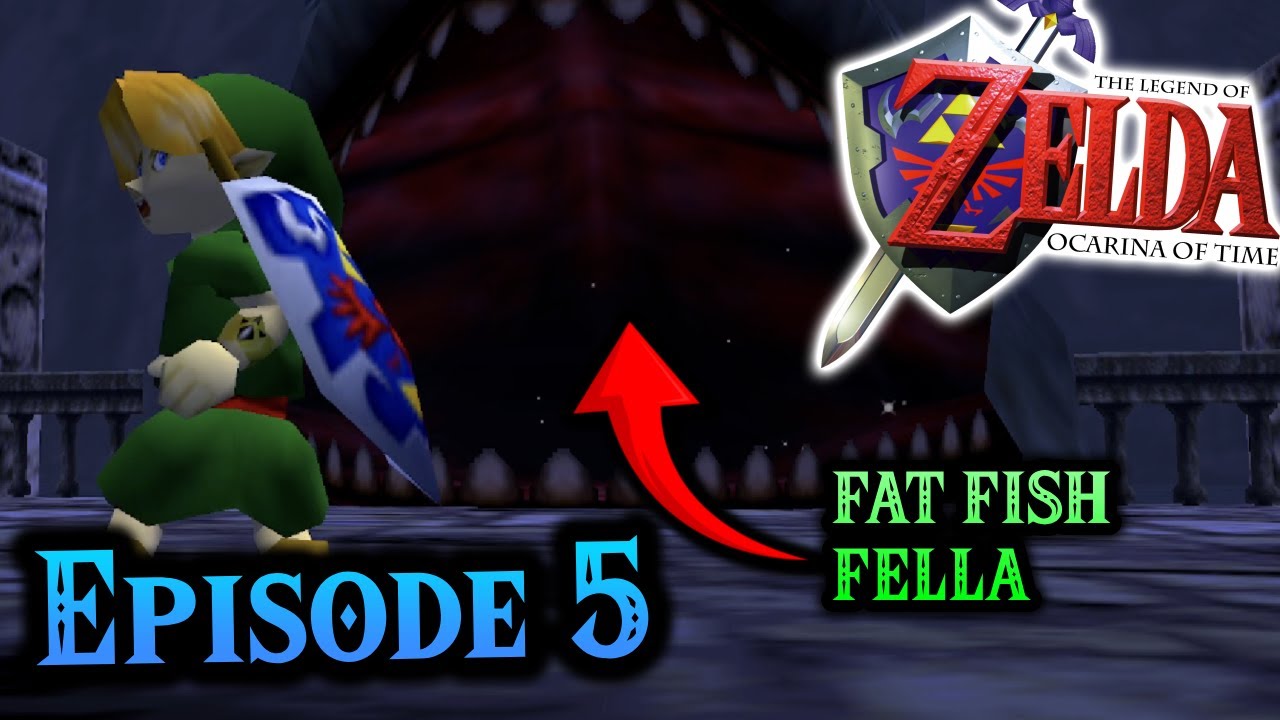 Ocarina Of Time Episode 5: Getting Sucked Up By An Obese Fish - AJ64