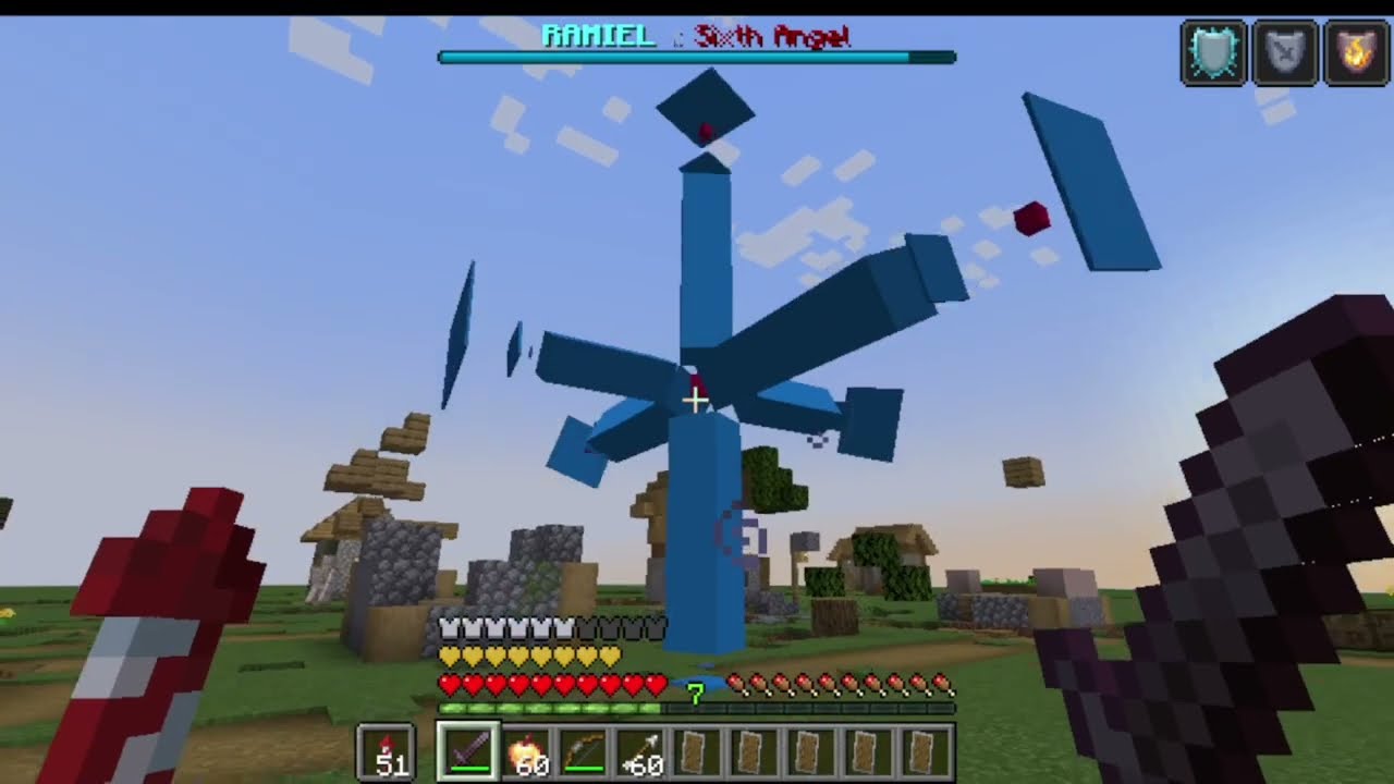 Ramiel boss fight [Minecraft 1.19.2] |Boss battle|