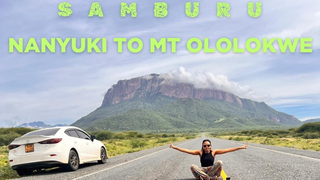 Scenic Drive to MT OLOLOKWE. Kenyan Sacred Mountain.