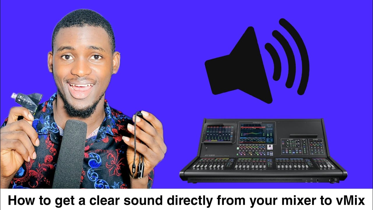 How I Connected Mixer Sound to vMix for Superior Audio Clarity My Studio Mix | vMix Tutorial