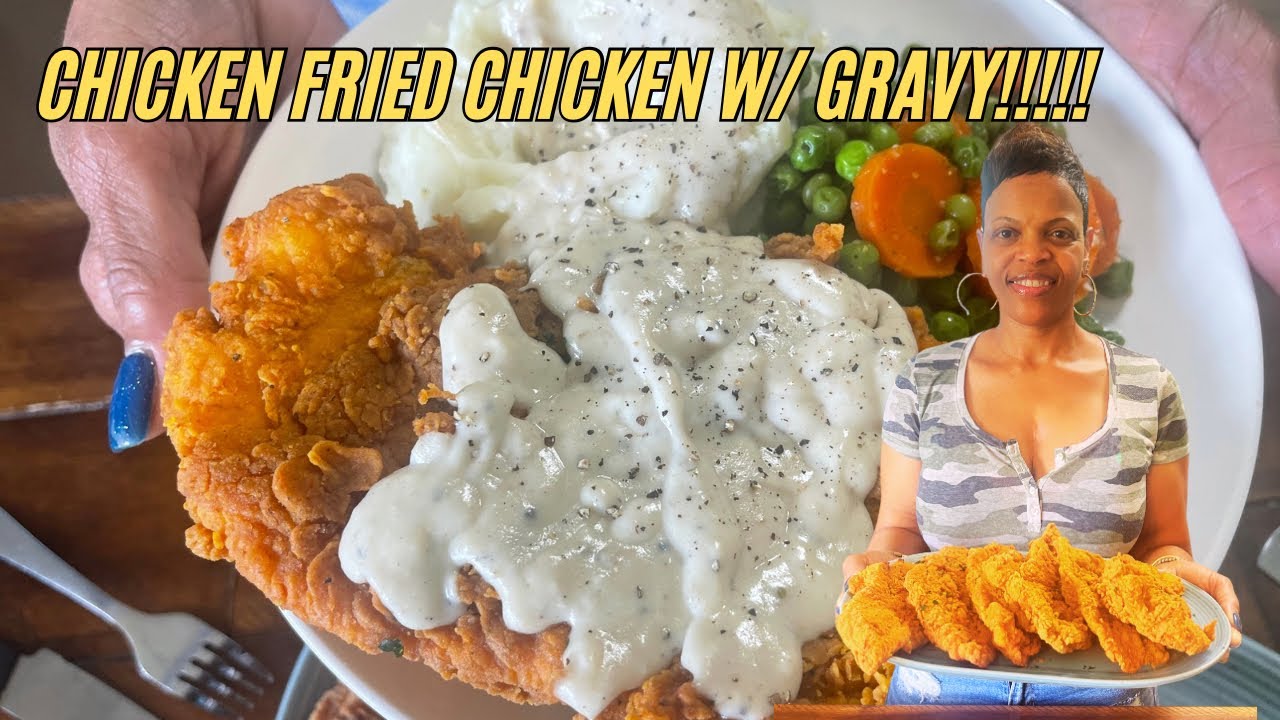 How To Make Chicken Fried Chicken W/ White Gravy