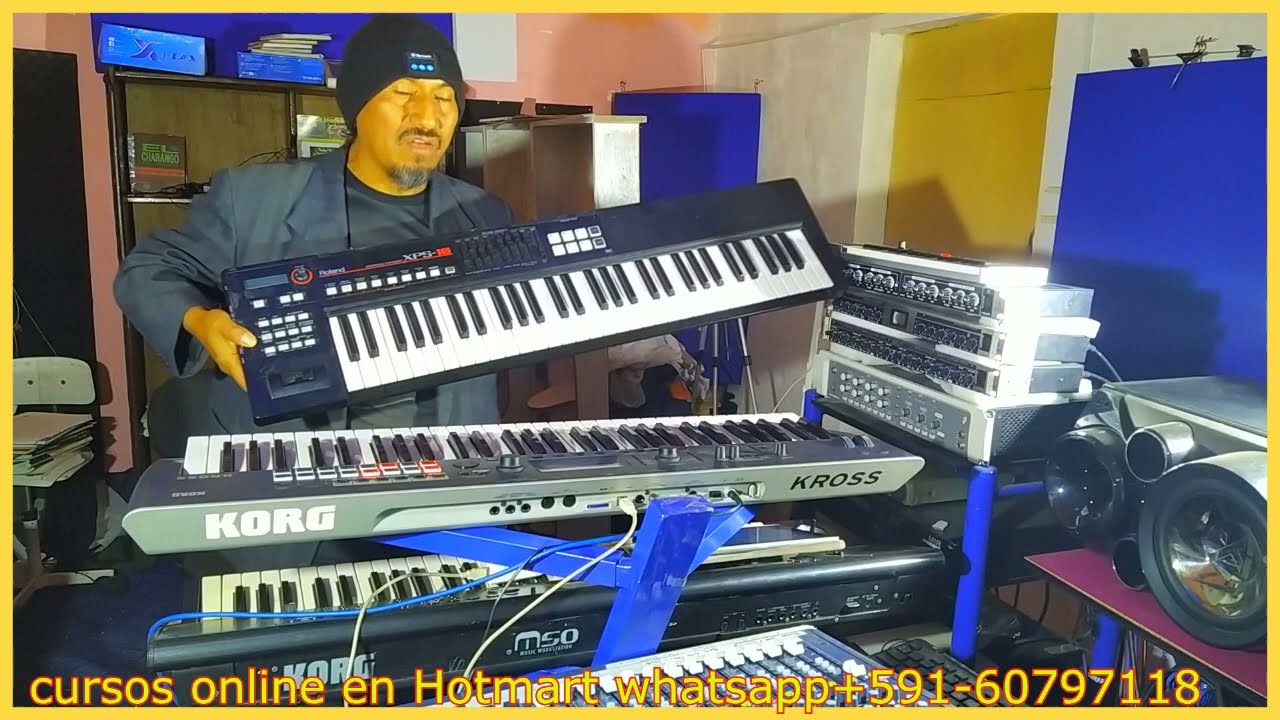 KORG KROSS 2 como conectar un controlador USB